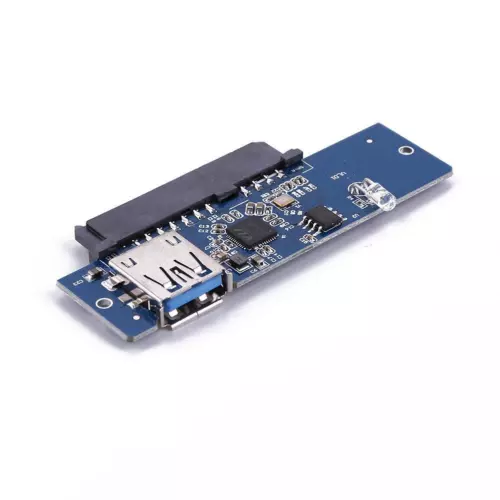 New USB 3.0 To 2.5in SATA 7+15Pin Hard Drive Adapter For SATA 3.0 SSD&HDD
