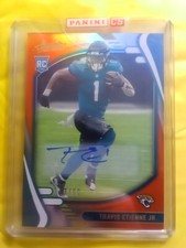 2021 Absolute Travis Etienne Jr FACTORY SEALED Orange Spectrum Rookie Auto #3/60