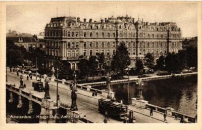 CPA AK AMSTERDAM Hooge Sluis. Amstel Hotel. NETHERLANDS (624660)