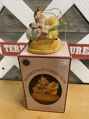 Thomas Nast Collection Christmas Ornament Creator of the American Santa 1992