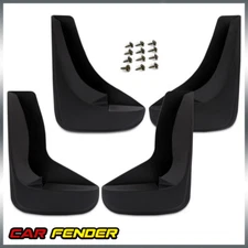 Fit For Universal Mud Flaps Splash Guards With Hardware Front + Rear Combo Set