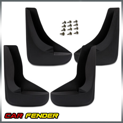 #ad #ad Fit For Universal Mud Flaps Splash Guards With Hardware Front Rear Combo Set $19.24