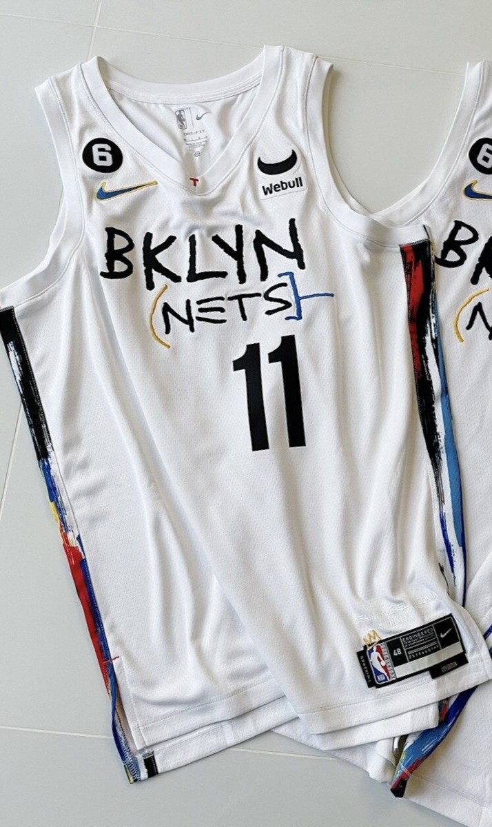 Kyrie Irving City Edition Nets Swingman Jersey Sponsor Patch
