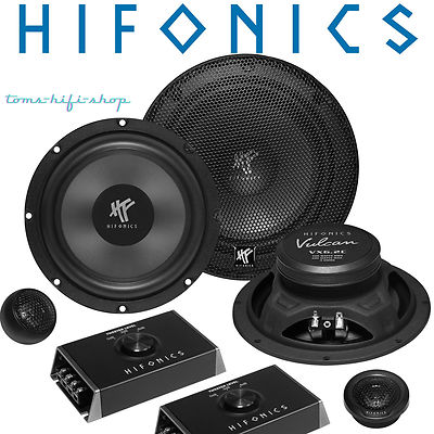 Hifonics Vulcan VX-6.2C 200 Watt 16,5cm 2-Wege System Auto Lautsprecher 165mm