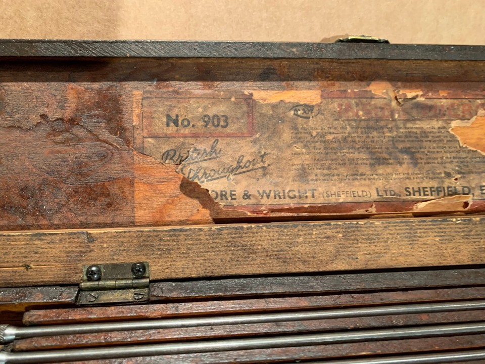 Moore and Wright imperial inside micrometer eBay