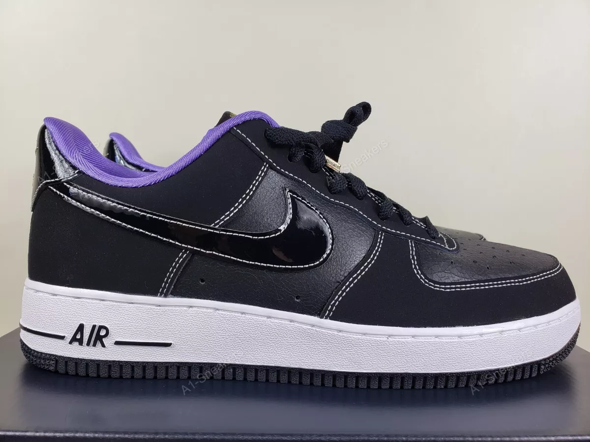 Nike Air Force 1 Low '07 LV8 World Champ Black Purple sneakers