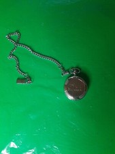 THE GREATEST DAD CHROME POCKET WATCH FOR MENW/CHAIN WITH BATTIES untested