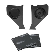 RetroSound Blank Speaker Kick Panels With Sound Dampening For 1957 Chevrolet