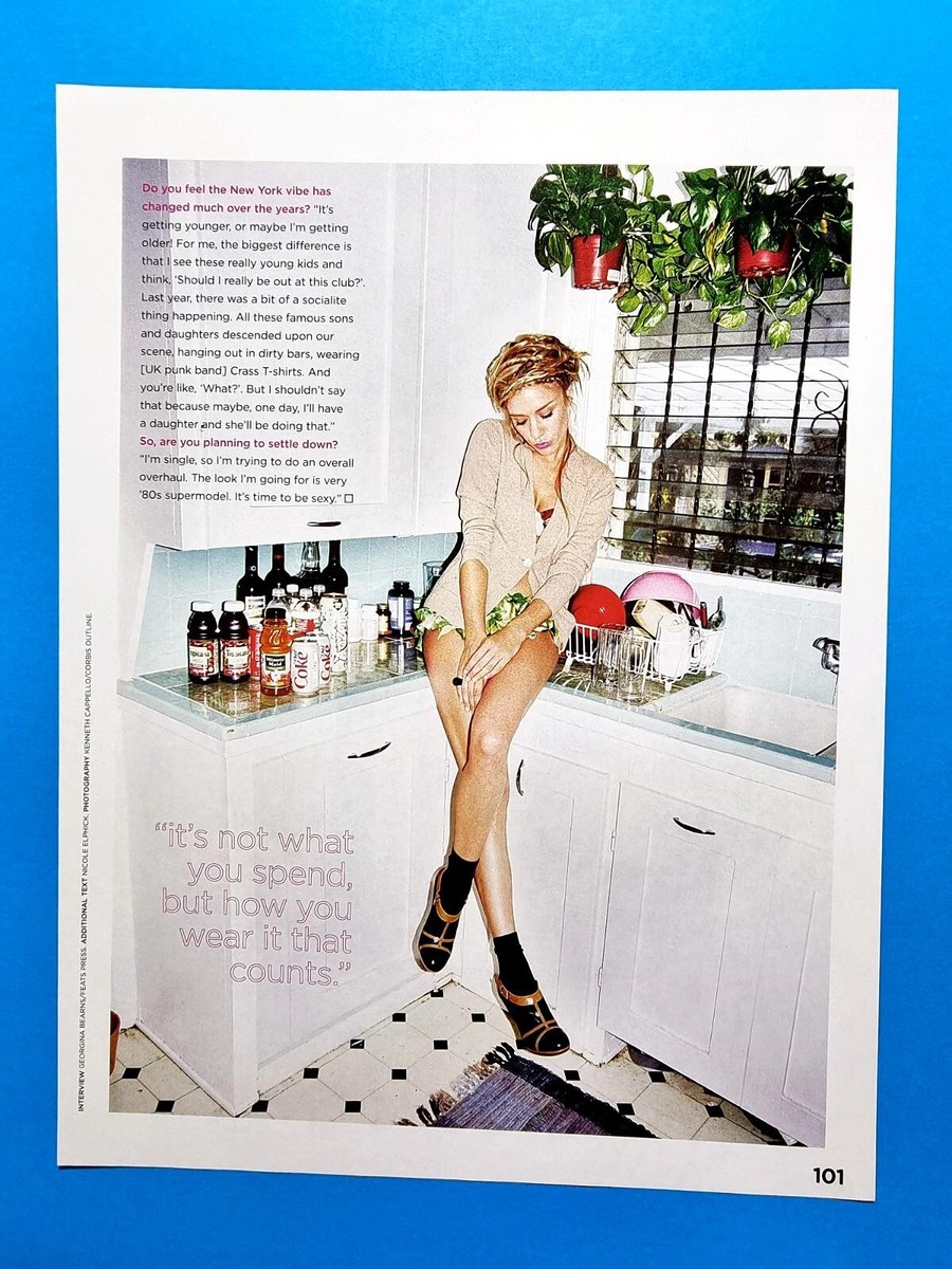 CHLOE SEVIGNY - 3 Page Magazine Clipping Picture Long Legs