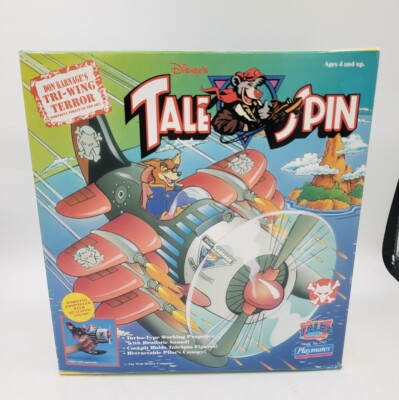Vintage Playmates Tale Spin Don Karnage's Tri-Wing Terror With Box