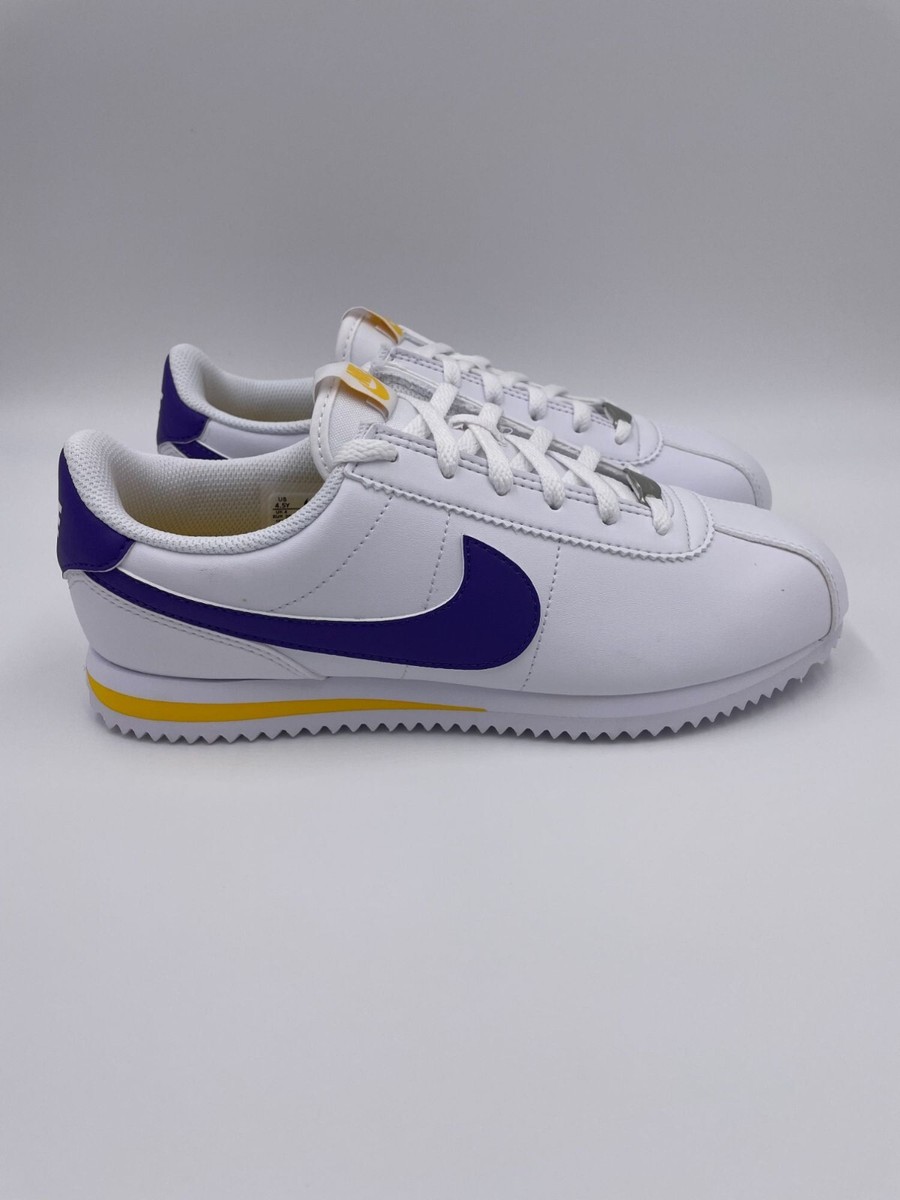 人気 ☆NIKE☆ (W) CORTEZ WHITE PLATINUM VIOLET Nike Cortez White / Purple Women's Shoes | eBay