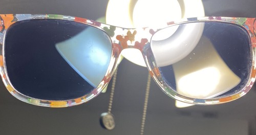 Disney Parks colorfull Mickey Mouse Balloon Icons Clear Adult & Kids Sunglasses - Picture 5 of 11