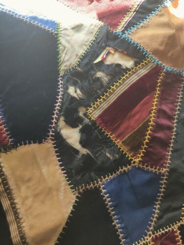 Trapunta pazza patchwork epoca vittoriana - Foto 10 di 18