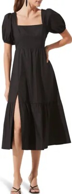 astr the label off the shoulder midi dress ASTR The Label Jada Long-Sleeve Off-The-Shoulder Slim Midi Dress