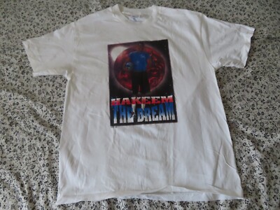 vintage rare Hakeem The Dream tshirt tee L Hanes 90s 1996