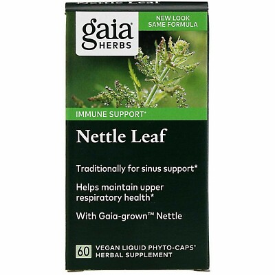 Nettle Leaf,  Maintain Upper Respiratory Health / Immune Support, 60 Vegan Caps