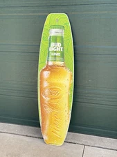 BUD LIGHT LIME DOUBLE SIDED BEER ADVERTISING SURFBOARD