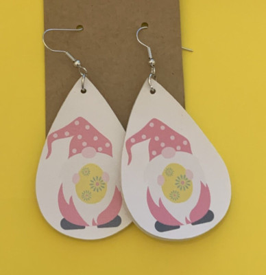 Easter Egg Earring, Gnome Dwarf Elf Earring, Gift, Easter Earring, Easter Basket