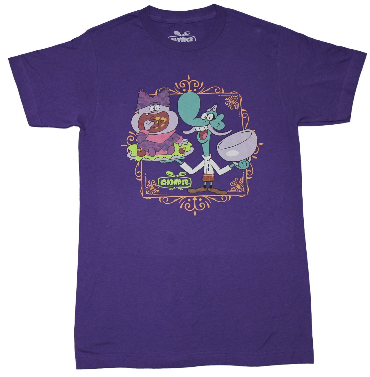 Chowder Frames Chowder New Adult T-Shirt - Duo Chowing Down in Picture Frame | eBay