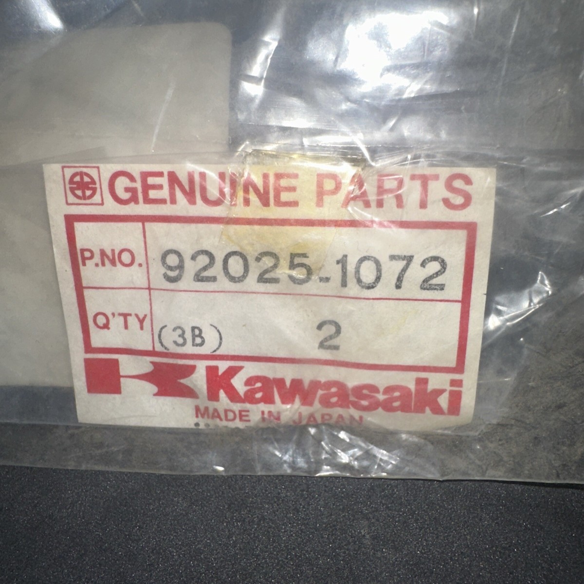 Kawasaki NOS NEW 92025-1072 Shim 1.7T KZ KAF KLF VN ZG ZL ZN A32
