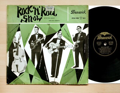 Bill Haley & His Comets - Rock 'n' Roll Show 1956 LP GER Brunswick Cover Genäht
