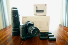 Cannon 70D Camera Kit with Cannon 10-18 mm Lense and Tamron 100-400mm Lense