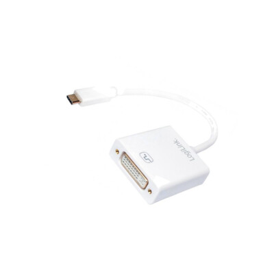 UA0245A Adapter HDCP 1.3,USB 3.0 DVI-I (24+5) Buchse,USB C-Stecker LOGILINK