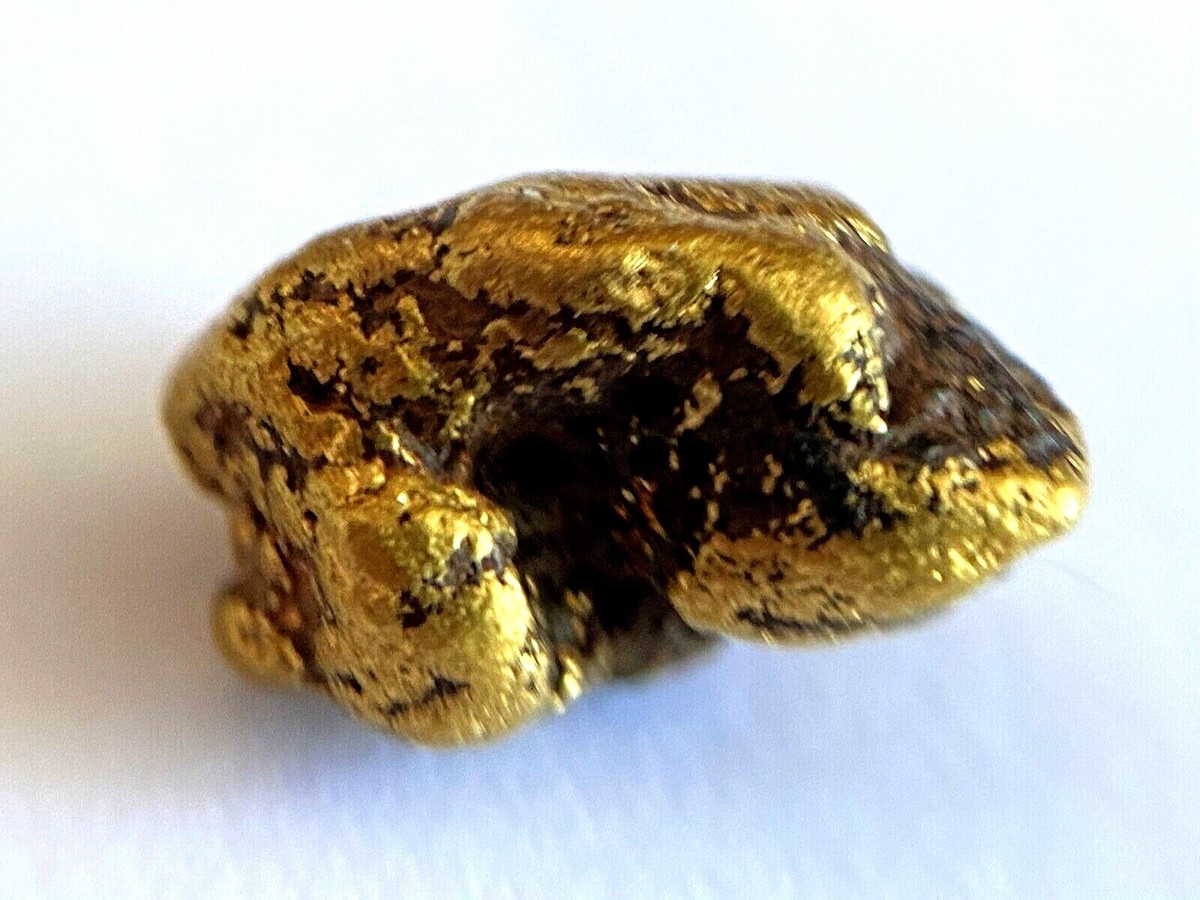 Yellow Gold Natural Nugget 99.34% Au Purity As Per XRF