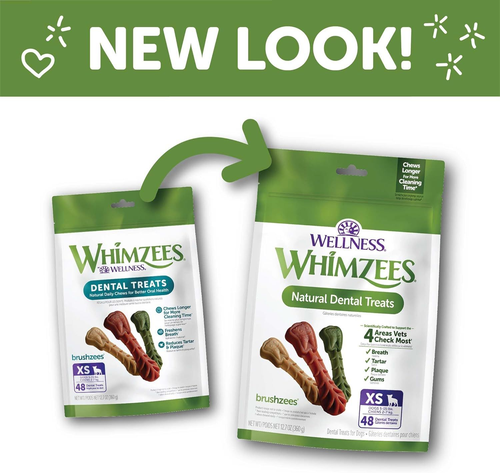 WHIMZEES Puppy Stix XS/S, 28 Stück – Größe XS/S, Kaustangen für kleine Welpen, Getreidefrei