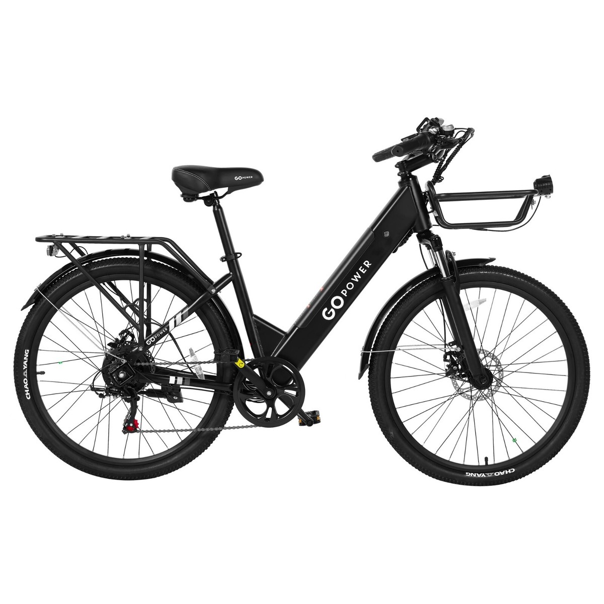 GoPowerBike GoVelo Ebike with 20 mph Max Speed 500W Motor Open