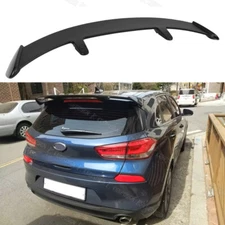 For Hyundai Elantra GT Hatchback 2013-2020 Rear Roof Spoiler Wing GT Matte Black