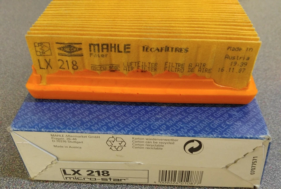 NEW MAHLE LX218 AIR FILTER VOLVO 142 144 145 164 FIAT VW JEEP - Изображение 3 из 3