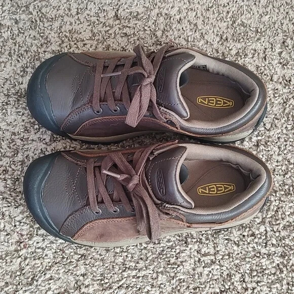 Keen 1011398 scarpe da trekking stringate da donna in pelle marrone taglia US 6 5 UK 4 EU 36