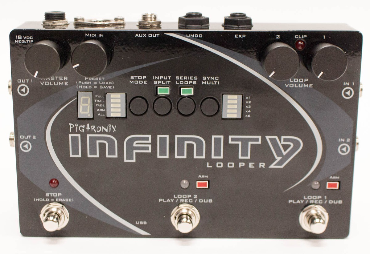 Pigtronix Infinity Looper Guitar Effects Pedal Dual Stereo w