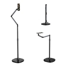 TELESIN 1.6M MagSafe Aluminum Foldable Floor Stand for iPhone, Samsung & More