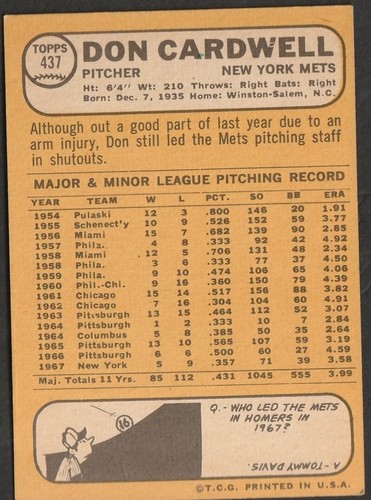 1968 Topps Baseball Cards Scegli una carta a scelta 295-660 EX X-MT 1/25 Set Break - Foto 260 di 490