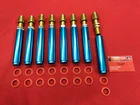 ram protection tubes 8 pieces Adjustable Thread Aluminium Blue VW Beetle, Bus, Type 1 (1762)