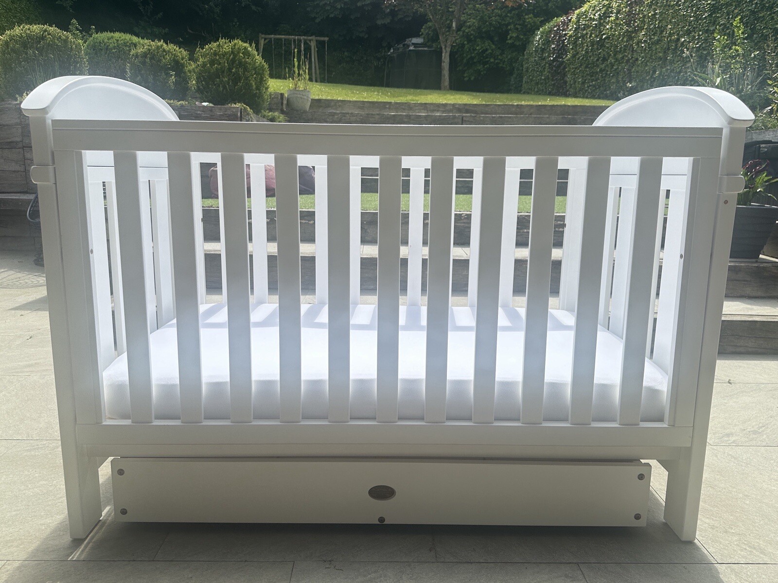 BOORI Cot Bed ‘3 In 1’ Madison With John Lewis Mattress USED eBay