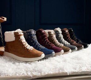 skechers on the go suede boots winter chill