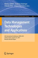Markus Helfert (U. A.) | Data Management Technologies And Applications | Buch