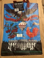 WASHINGTON D C Trader Joe's NEW ECO REUSABLE GROCERY SHOPPING TOTE BAG