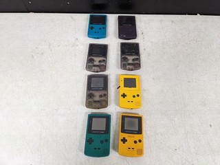 Lot of Nintendo Game Boy/Game Boy Color Handhelds (For Parts/Repairs)