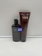 American crew deep moisturizing shampoo and firm Hold Gel Set for men 8.4oz each