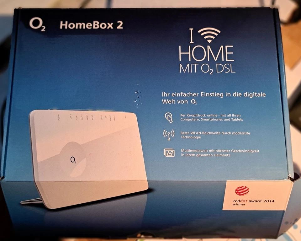 O2 Homebox 6641 WLAN Internet Router DSL ADSL VDSL komplett