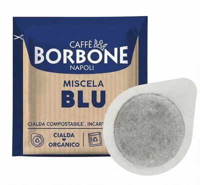 Caffè Borbone Miscela Blu 100x Kaffeepads kompostierbare Pads 44mm ESE Maschine