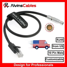 Alvin's Cables 10 Pin Male to RJ45 Ethernet Cable for ARRI Alexa Mini 54cm SYNC