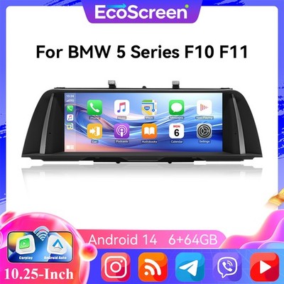 10,25'' Touchscreen GPS Stereo Android Carplay FÜR BMW 5er F10/F11 NBT CarStereo