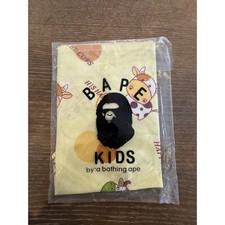 NEW BAPE Kids by A Bathing Ape Happy Cow bandana / feeding bib 25x13