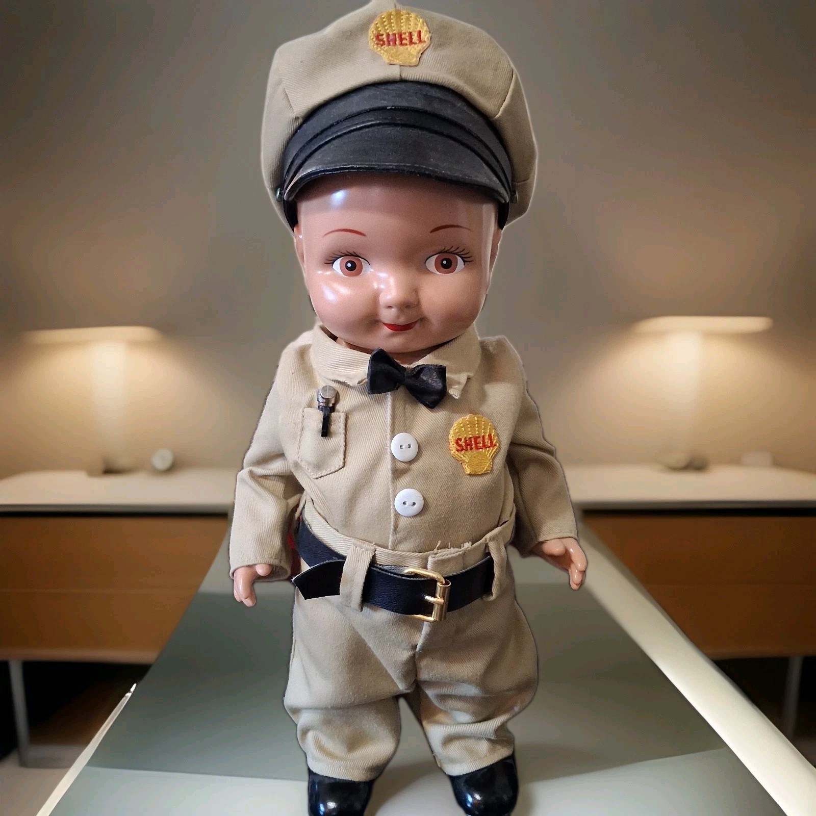 buddy lee doll vintage Shell Gas Station Attendant  Doll