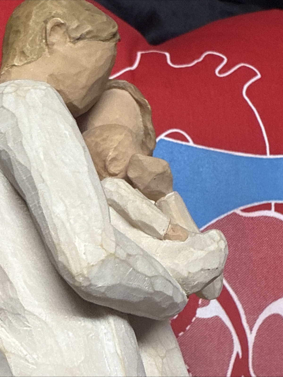 VTG DEMDACO WILLOW TREE SUSAN LORDI FIGURE WE ARE THREE 2006 NEW BABY FAMILY